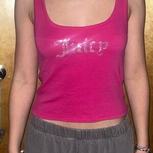 Bedazzled juicy couture tank top